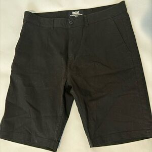 DGK Men's Classic Black Flat Front Shorts